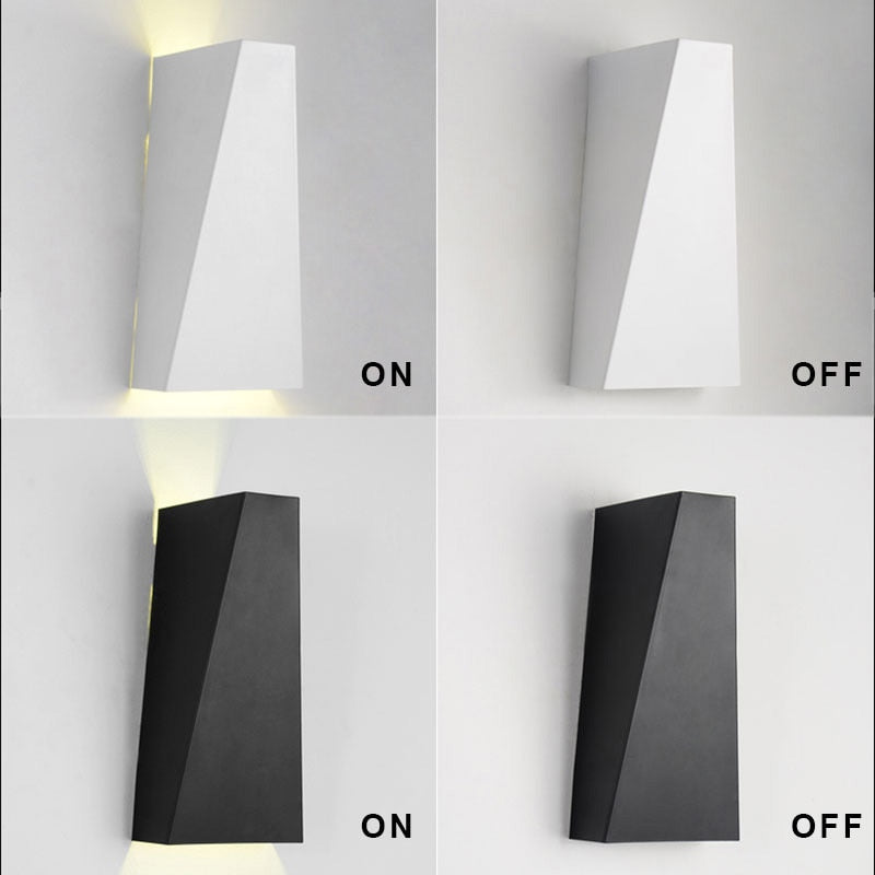 Modern geometric wall deals lamp