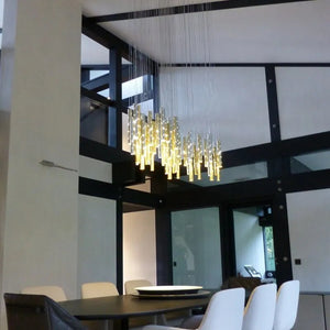 Modern LED Chandelier Gold/Silver