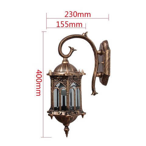 Image of Popular Retro Outdoor Wall Light Waterproof