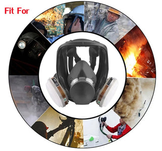 Protection Safety Respirator Gas Mask Painting Spraying Full Face