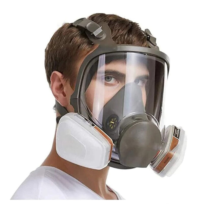 Protection Safety Respirator Gas Mask Painting Spraying Full Face