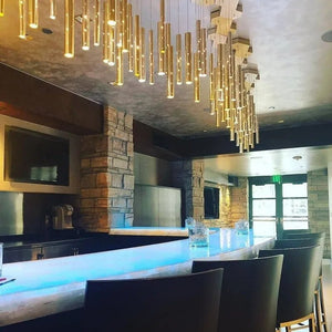 Modern LED Chandelier Gold/Silver