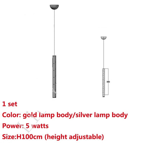 Image of Modern LED Chandelier Gold/Silver