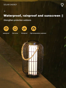 Solar Powered Outdoor Floor Lamp