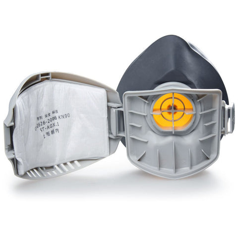 Image of Dust Mask +20pcs Filter Half Face Dust-proof Construction Mask