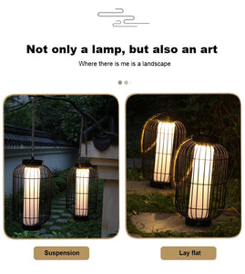 Solar Powered Outdoor Floor Lamp