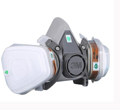 Image of 3M 6200 Half Face Painting Spraying Respirator Gas Mask