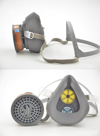Image of New Gas Dust Mask Chemical Gas Respirator Face Mask