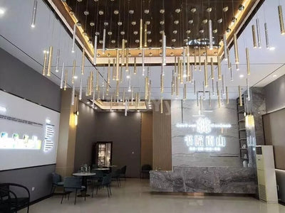 Modern LED Chandelier Gold/Silver