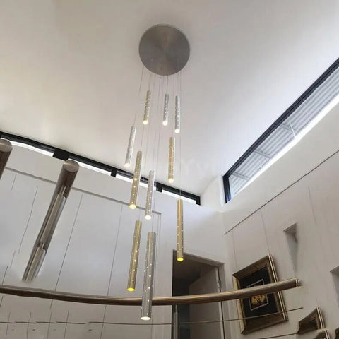 Image of Modern LED Chandelier Gold/Silver
