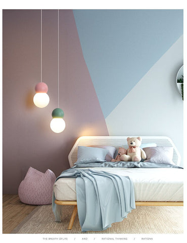 Image of Nordic Led Glass Ball Pendant Light