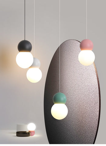 Image of Nordic Led Glass Ball Pendant Light
