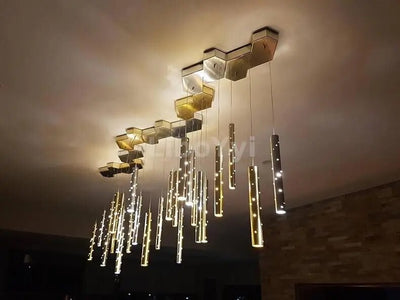 Modern LED Chandelier Gold/Silver