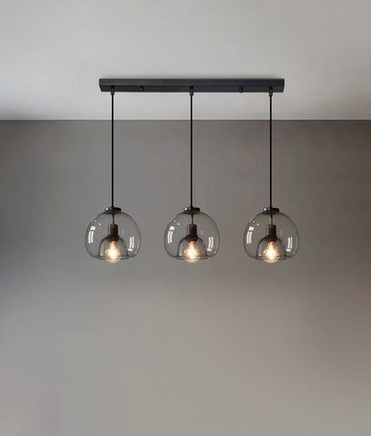 Image of Glass Led Ceiling Chandelier