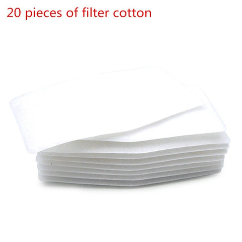 Image of Dust Mask +20pcs Filter Half Face Dust-proof Construction Mask