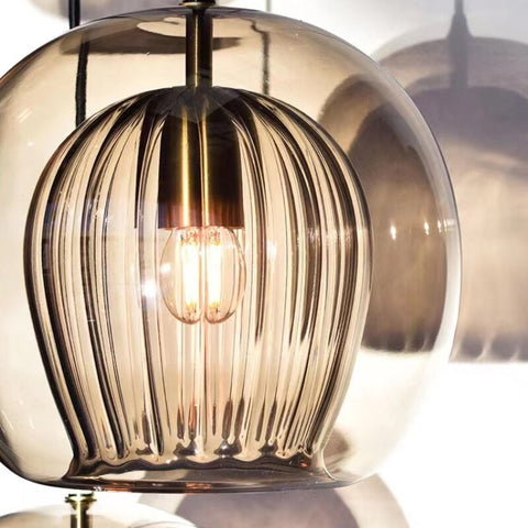 Image of Nordic Modern Glass Pendant Light 3 Colour, DIA 15/20/25CM
