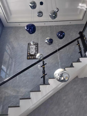 Image of Led Lava Glass Pendant Lights