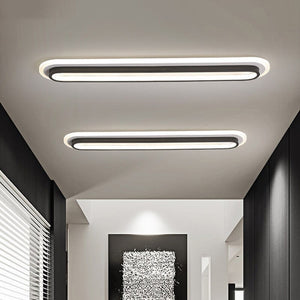 Corridor Flush Mount Ceiling Light Rectangular 2 Colour