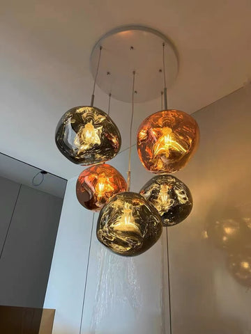 Image of Led Lava Glass Pendant Lights