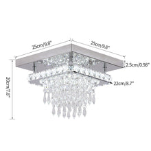 Load image into Gallery viewer, K9 Crystal LED Chandelier Ceiling Lamp