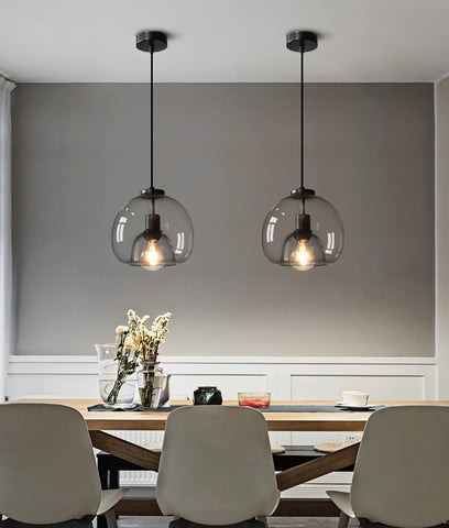 Image of Glass Led Ceiling Chandelier