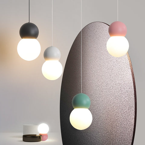 Image of Nordic Led Glass Ball Pendant Light