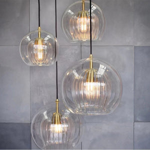 Nordic Modern Glass Pendant Light 3 Colour, DIA 15/20/25CM