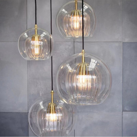 Image of Nordic Modern Glass Pendant Light 3 Colour, DIA 15/20/25CM