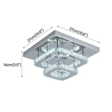 Load image into Gallery viewer, K9 Crystal LED Chandelier Ceiling Lamp