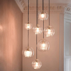 Nordic Modern Glass Pendant Light 3 Colour, DIA 15/20/25CM