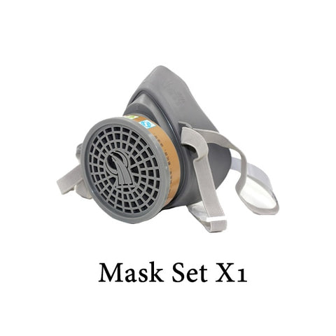 Image of New Gas Dust Mask Chemical Gas Respirator Face Mask