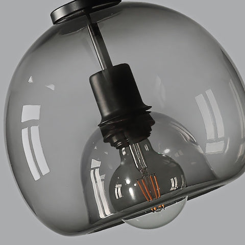Image of Glass Led Ceiling Chandelier