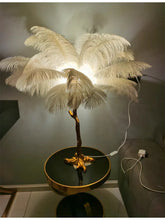 Load image into Gallery viewer, Luxury Nordic Ostrich Feather LED Floor Lamp