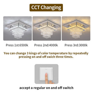 K9 Crystal LED Chandelier Ceiling Lamp