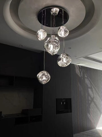 Image of Led Lava Glass Pendant Lights