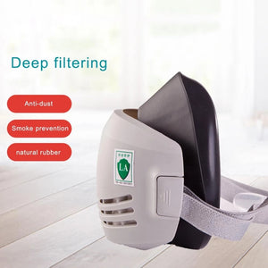 Dust Mask +20pcs Filter Half Face Dust-proof Construction Mask
