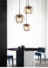 Load image into Gallery viewer, Nordic Modern Glass Pendant Light 3 Colour, DIA 15/20/25CM