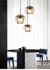 Nordic Modern Glass Pendant Light 3 Colour, DIA 15/20/25CM