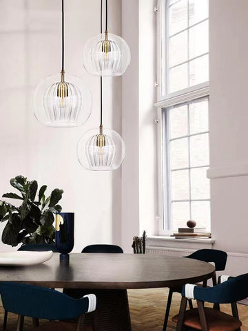 Image of Nordic Modern Glass Pendant Light 3 Colour, DIA 15/20/25CM