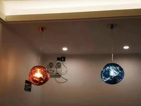 Image of Led Lava Glass Pendant Lights