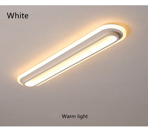 Corridor Flush Mount Ceiling Light Rectangular 2 Colour