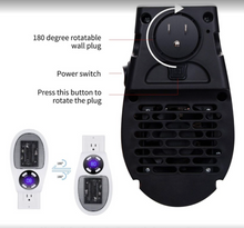 Load image into Gallery viewer, Electric Portable Space Fan Heater With Remote Control