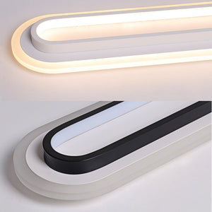 Corridor Flush Mount Ceiling Light Rectangular 2 Colour