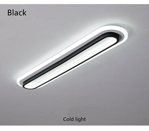 Corridor Flush Mount Ceiling Light Rectangular 2 Colour