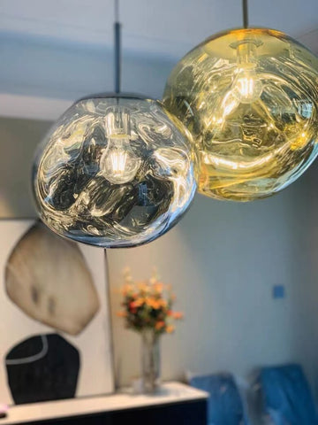 Image of Led Lava Glass Pendant Lights