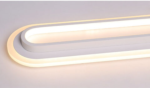 Image of Corridor Flush Mount Ceiling Light Rectangular 2 Colour