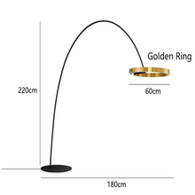 Load image into Gallery viewer, Creative Led Floor Light Round Rings
