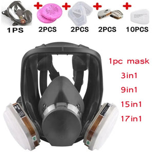 Protection Safety Respirator Gas Mask Painting Spraying Full Face