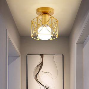 Nordic Minimalism Gold Shade Ceiling Lights