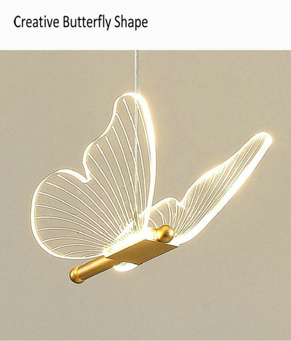 Image of New Butterfly Nordic Pendant Lights Lamp